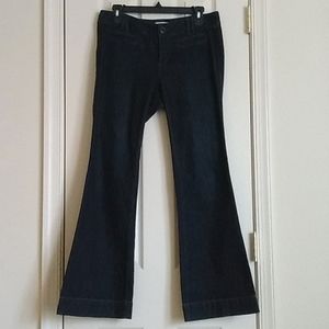 LOFT Petite Wide Leg Jeans